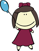 Pige med ballon